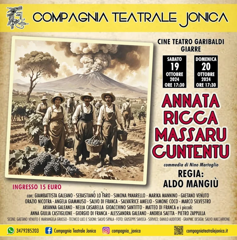 Annata ricca, massaru cuntentu, Compagnia Teatrale Jonica: foto di scena