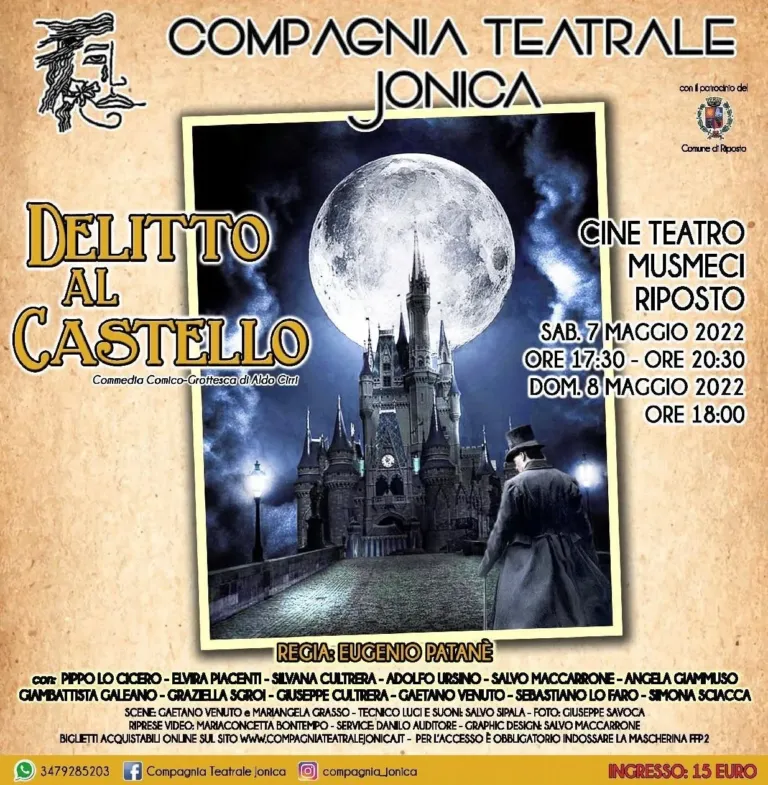 Delitto al castello, Compagnia Teatrale Jonica: foto di scena