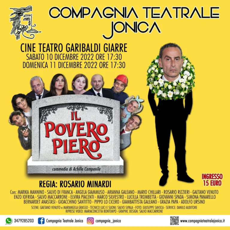 Roba da matti, Compagnia Teatrale Jonica: foto di scena