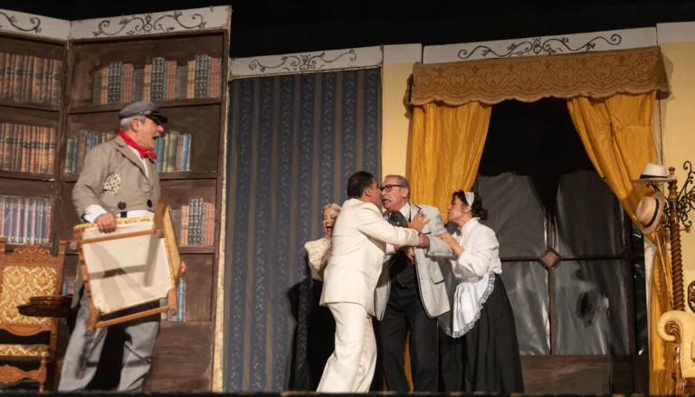 Tuoni, fulmini e saette, foto di scena
