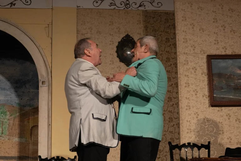 Tuoni, fulmini e saette, foto di scena
