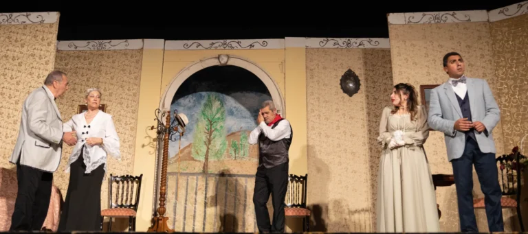 Tuoni, fulmini e saette, foto di scena