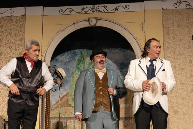 Tuoni, fulmini e saette, foto di scena