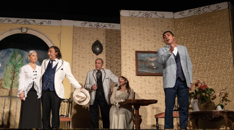 Tuoni, fulmini e saette, foto di scena