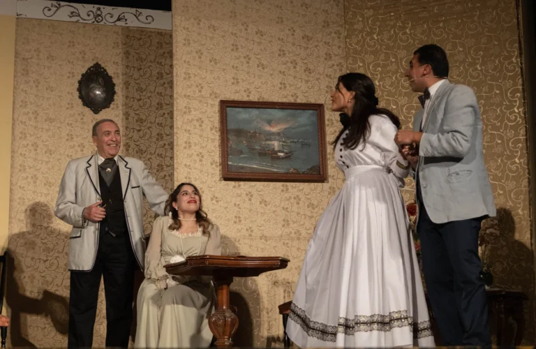 Tuoni, fulmini e saette, foto di scena