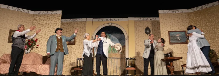 Tuoni, fulmini e saette, foto di scena