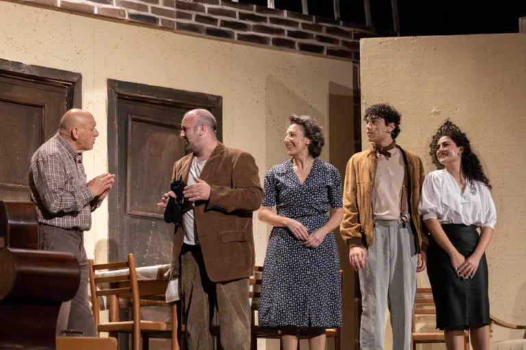 Uno sguardo dal ponte, foto di scena