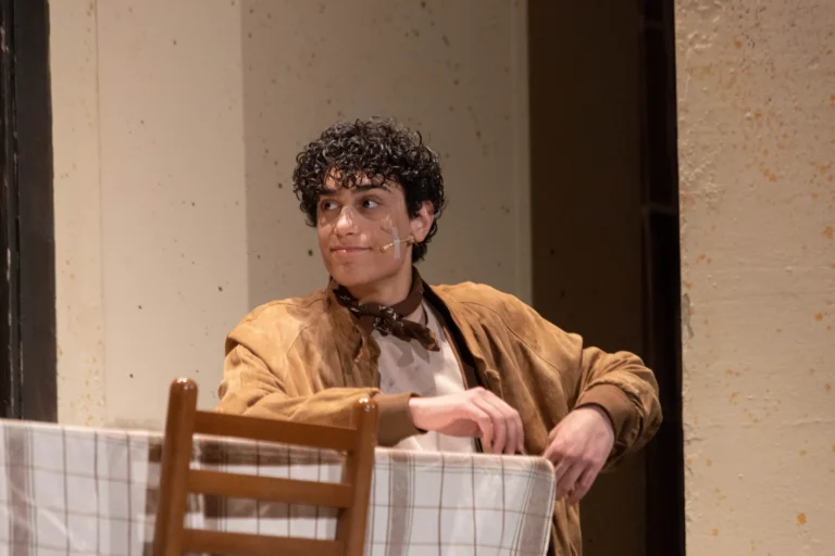 Uno sguardo dal ponte, foto di scena