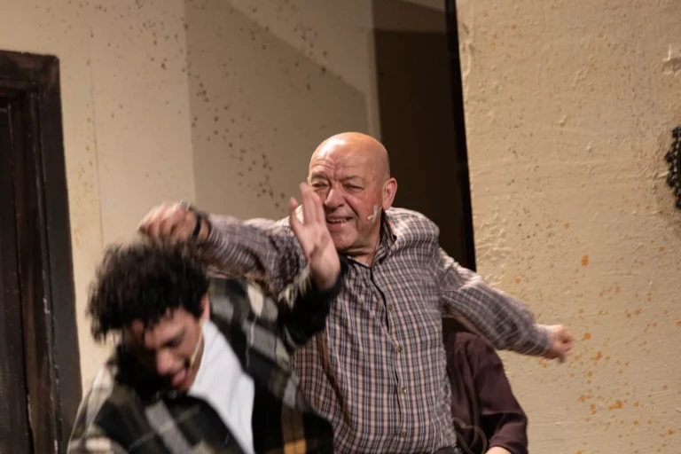 Uno sguardo dal ponte, foto di scena