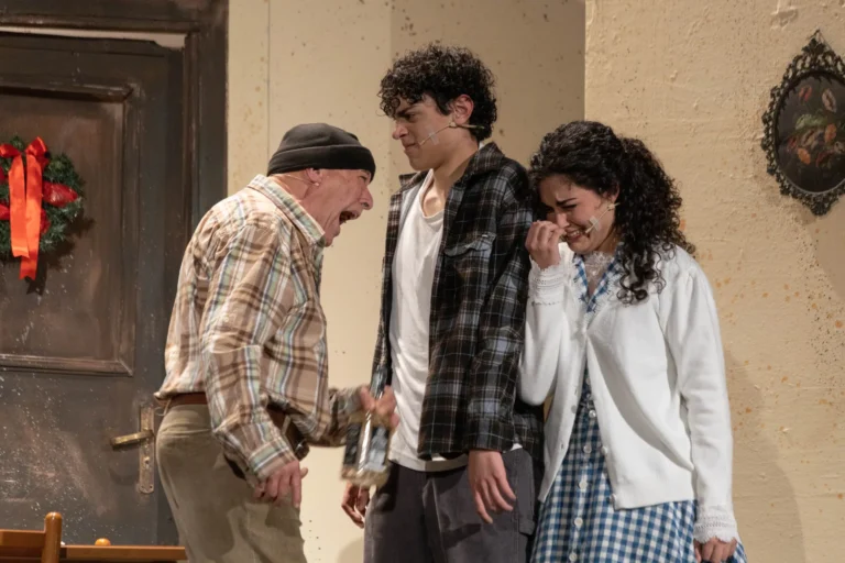 Uno sguardo dal ponte, foto di scena