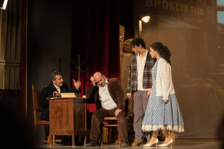 Uno sguardo dal ponte, foto di scena