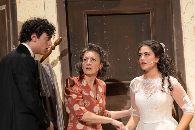 Uno sguardo dal ponte, foto di scena