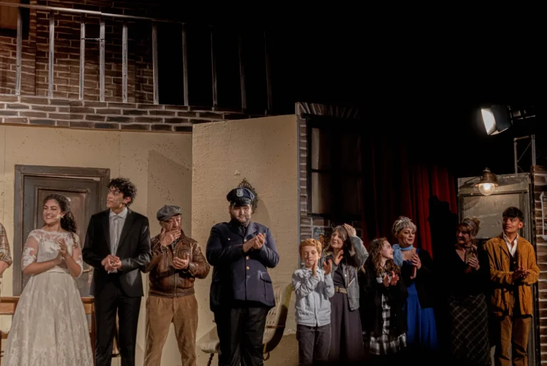 Uno sguardo dal ponte, foto di scena