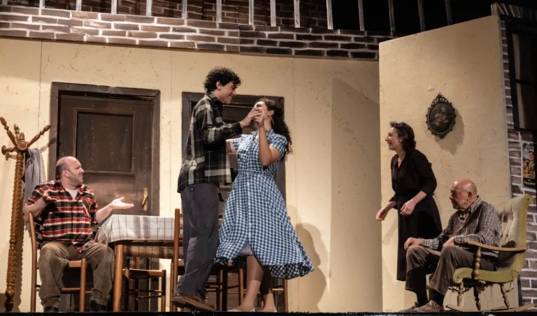 Uno sguardo dal ponte, foto di scena