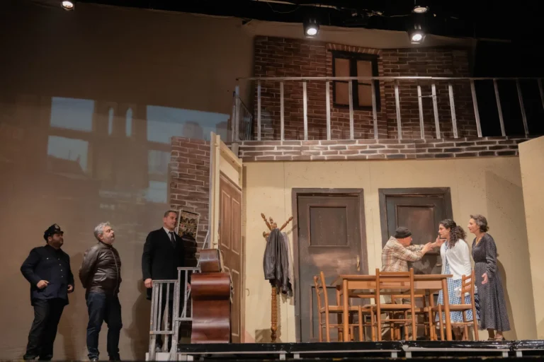 Uno sguardo dal ponte, foto di scena