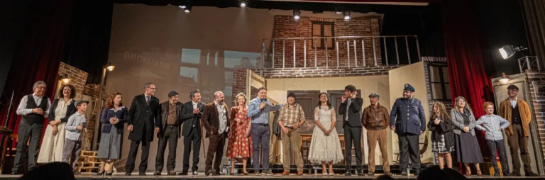Uno sguardo dal ponte, foto di scena