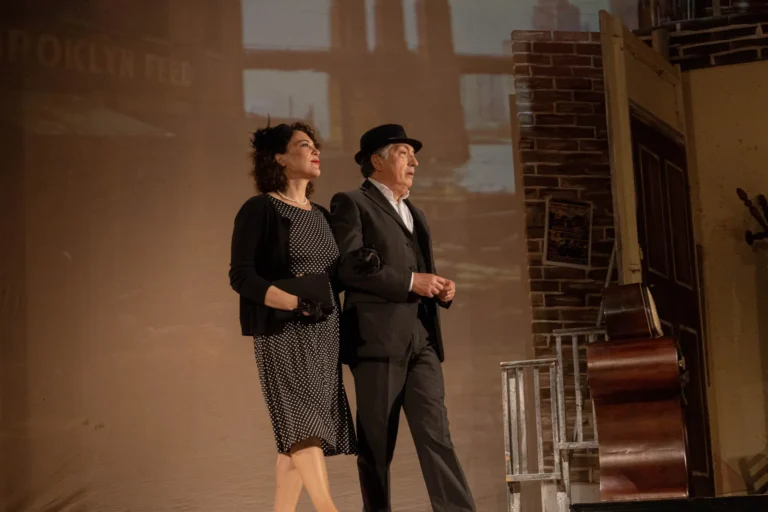 Uno sguardo dal ponte, foto di scena