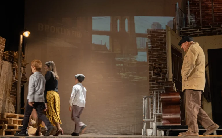 Uno sguardo dal ponte, foto di scena