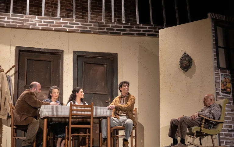 Uno sguardo dal ponte, foto di scena