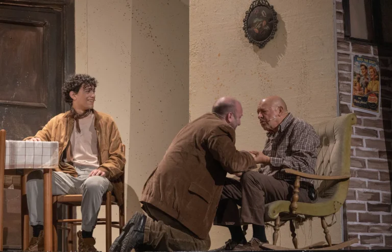Uno sguardo dal ponte, foto di scena