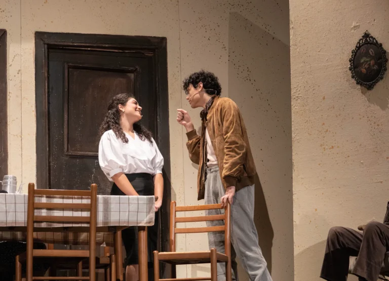 Uno sguardo dal ponte, foto di scena