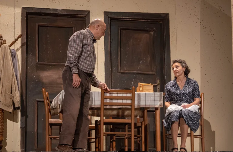 Uno sguardo dal ponte, foto di scena