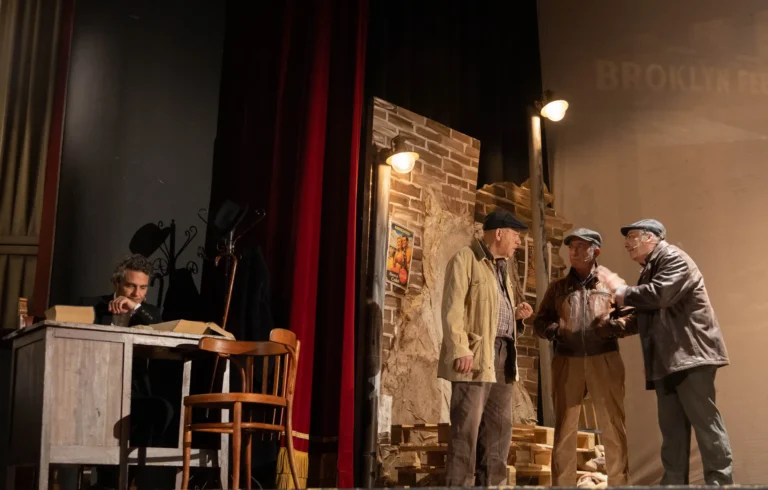Uno sguardo dal ponte, foto di scena
