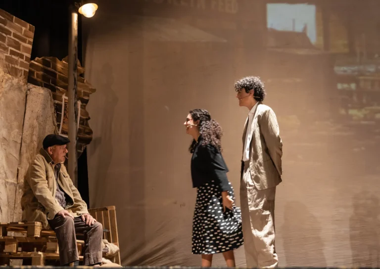 Uno sguardo dal ponte, foto di scena