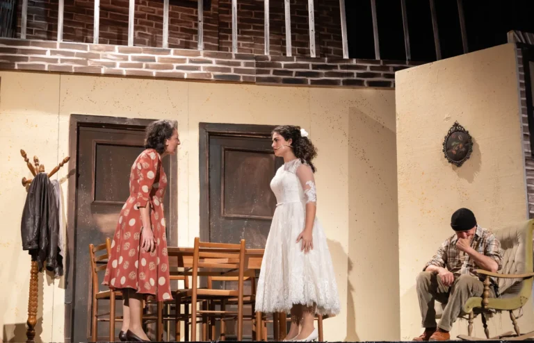 Uno sguardo dal ponte, foto di scena