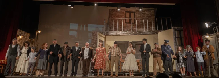 Uno sguardo dal ponte, foto di scena