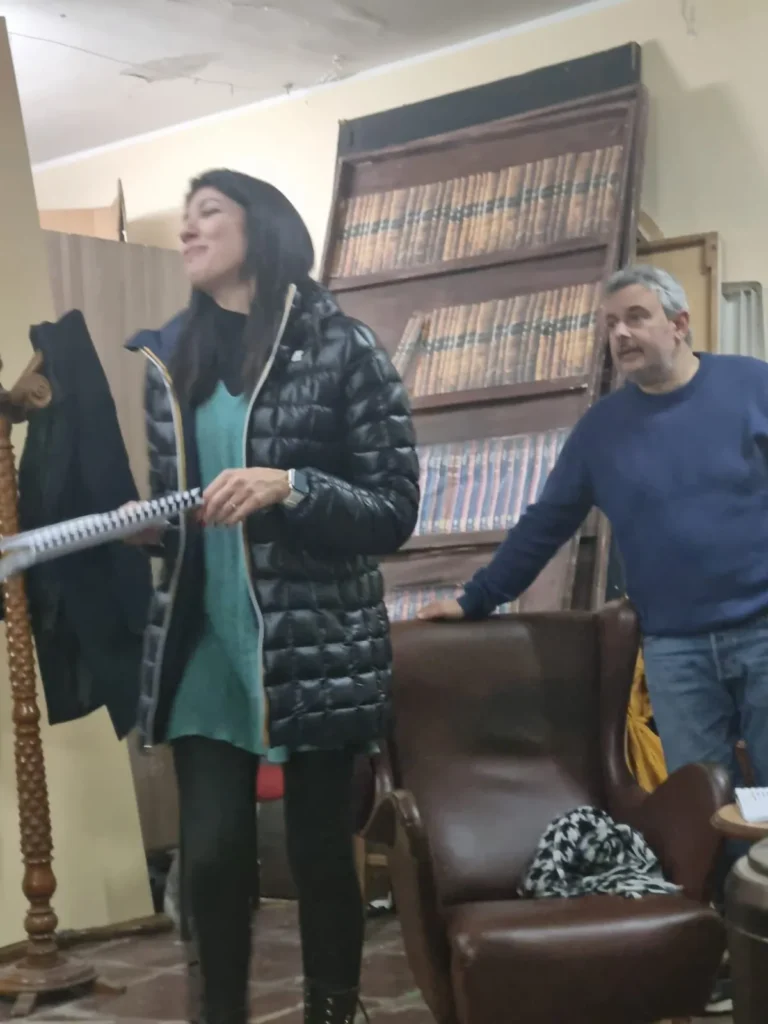 Uomini sull'orlo di una crisi di nervi, foto di scena