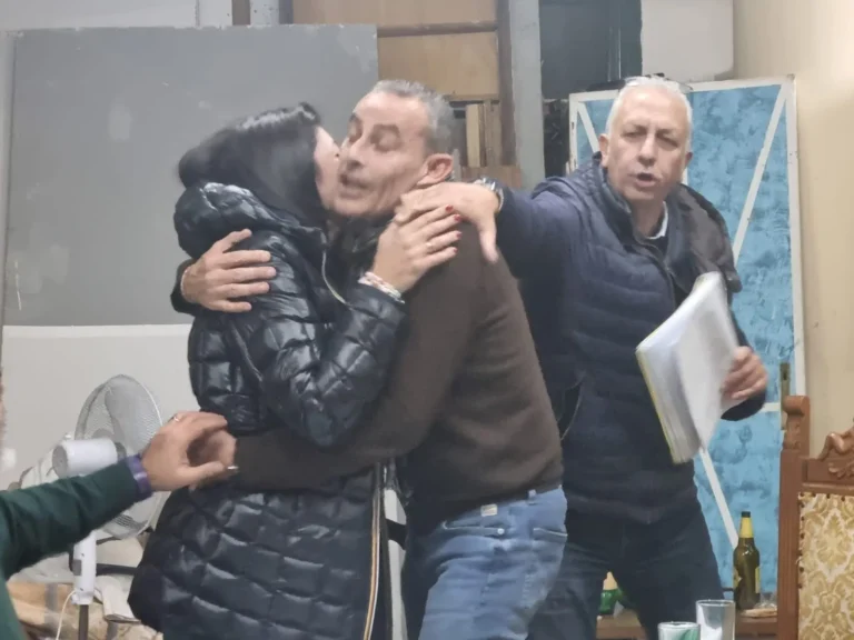 Uomini sull'orlo di una crisi di nervi, foto di scena