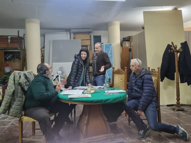 Uomini sull'orlo di una crisi di nervi, foto di scena