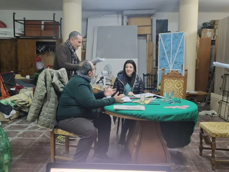 Uomini sull'orlo di una crisi di nervi, foto di scena