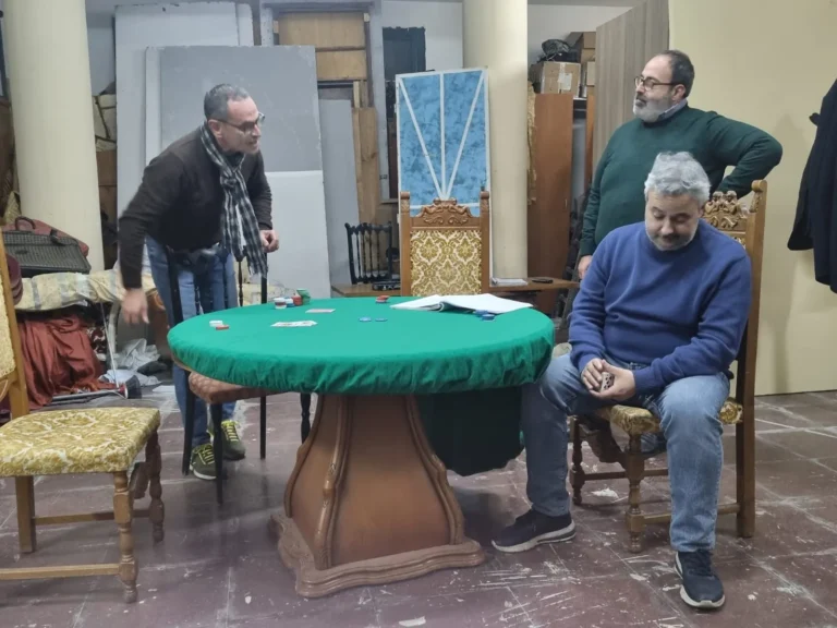 Uomini sull'orlo di una crisi di nervi, foto di scena