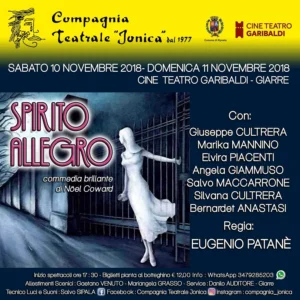 Locandina dall'archivio della Compagnia: spirito allegro